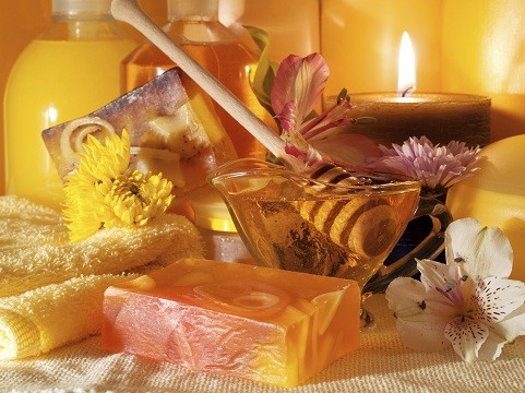 Honig-Massage Kraft der Natur